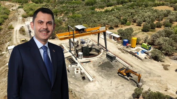 Türkiye'nin en büyük atık su tüneli inşası hızla yükseliyor