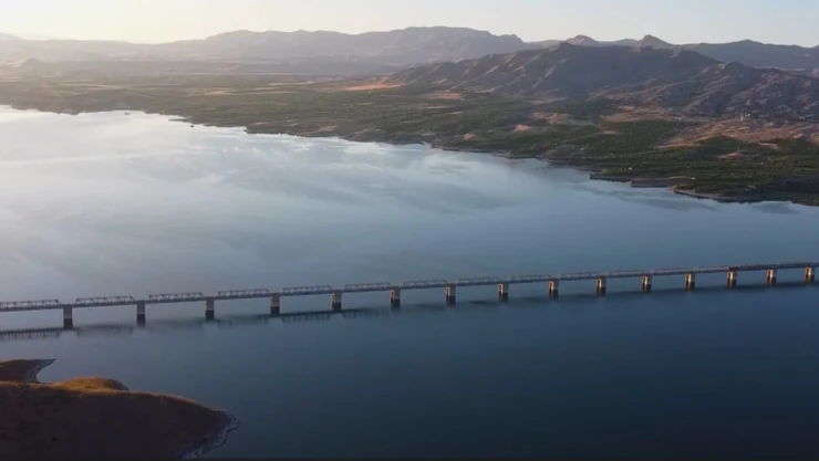 Türkiye'nin en uzun demir yolu köprüsü