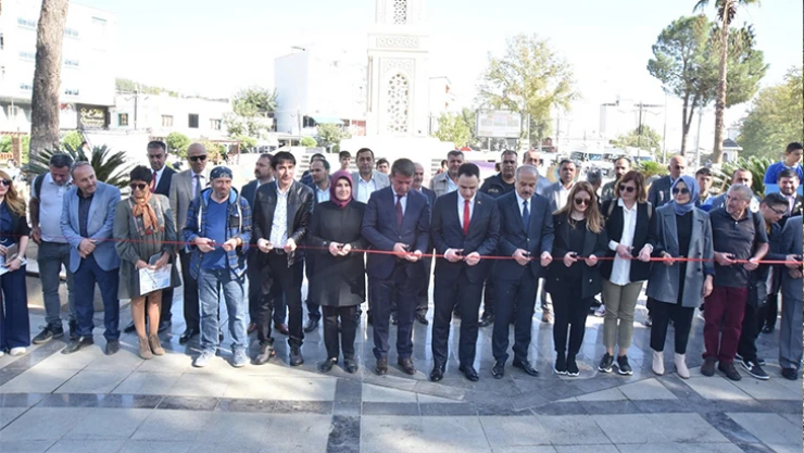 Türkoğlu'nda 5. Ulusal Sanat Çalıştayı resim sergisi açıldı