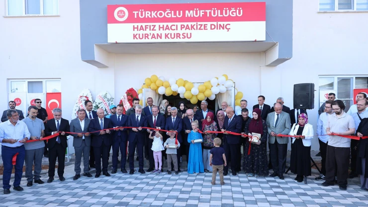 Türkoğlu'nda Yatılı Hafızlık Kız Kur'an Kursu açıldı