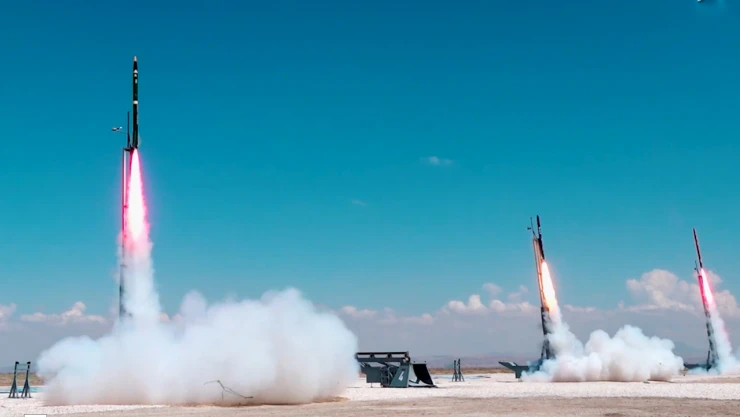 Üç ayrı roket aynı anda ateşlendi TEKNOFEST'e damga vurdu