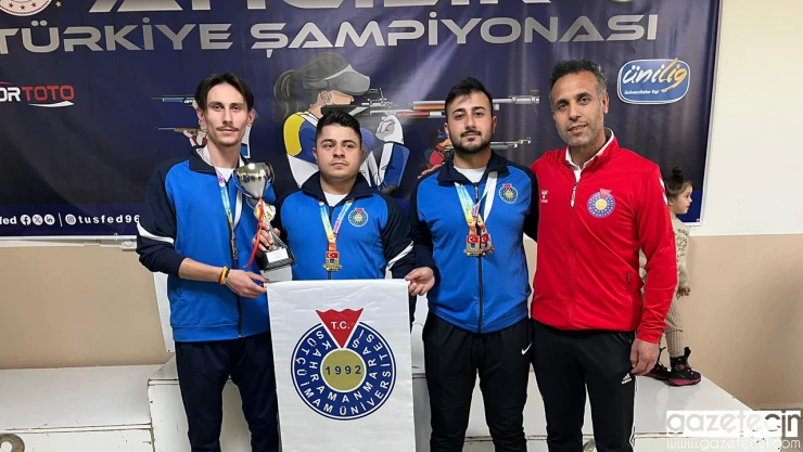 UNİLİG Atıcılık Türkiye Şampiyonası'nda Kahramanmaraş ekibi birinci oldu
