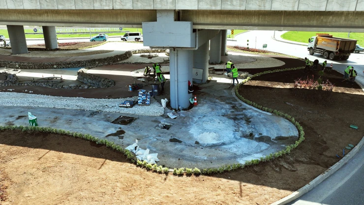 Üniversite Kavşağı'na estetik dokunuş