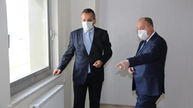 Vali Coşkun, Dulkadiroğlu Kaymakamlığını inceledi