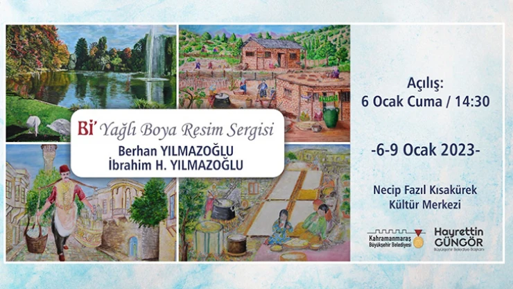 Yağlı boya resim sergisi sanatseverlerle buluşacak