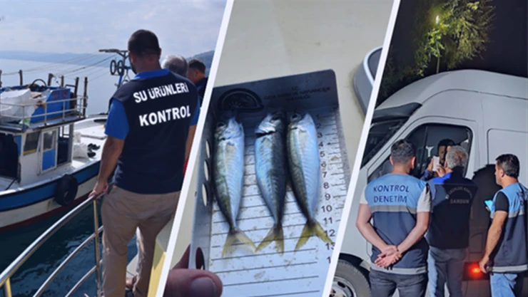 Yasa dışı su ürünleri avcılığıyla mücadele devam ediyor