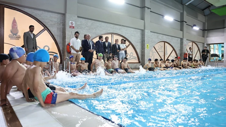 Yaz yüzme kursları başladı !