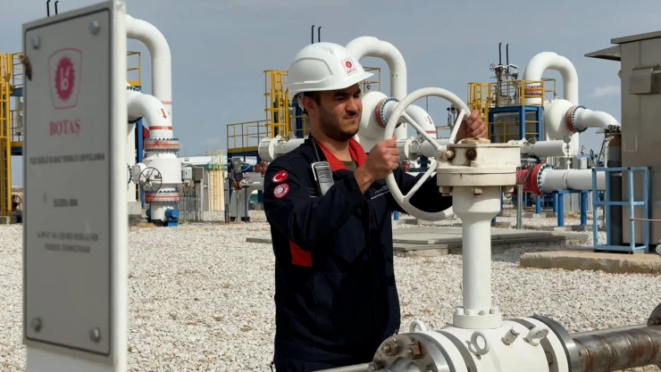 Yer altı doğal gaz depolama tesisleri yüzde 100 doluluğa ulaştı