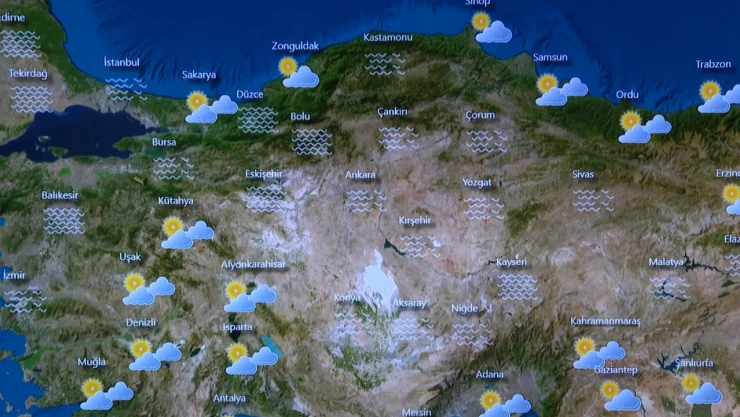 Yurt genelinde yağışlı ve bulutlu hava hakim olacak