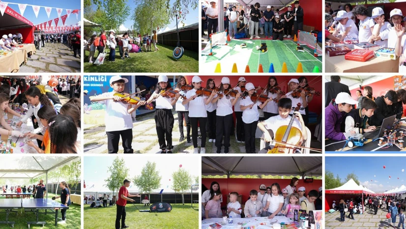 81 ilden gelen öğrencilerin 23 Nisan coşkusu başladı