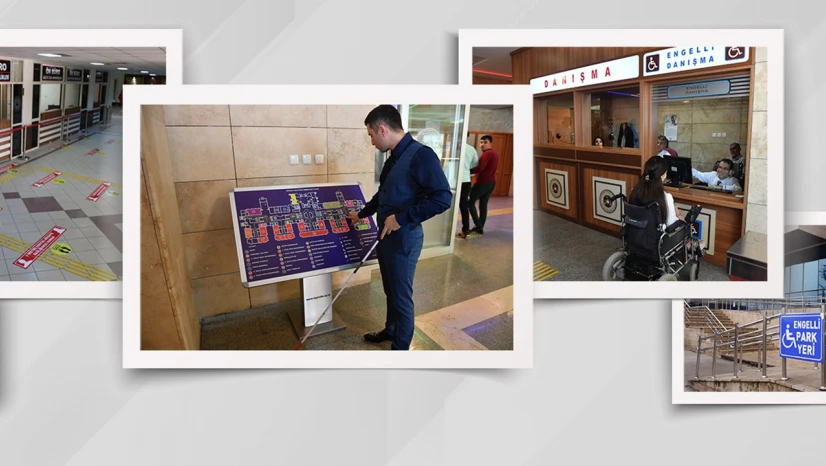 Adliyeler engelli dostu projelerle engelsiz hale getirildi