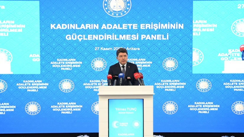 Bakan Tunç, 'kadına karşı şiddet insanlığa ihanettir'