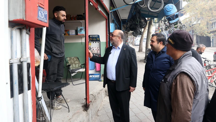 Başkan Akpınar'dan, Sakarya Çarşısı esnafına ziyaret