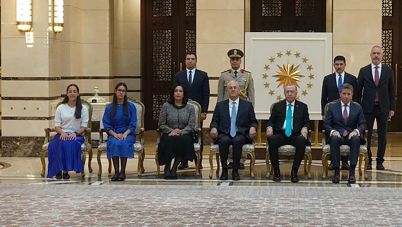 Cumhurbaşkanı Erdoğan, 4 ülkenin büyükelçilerini kabul etti