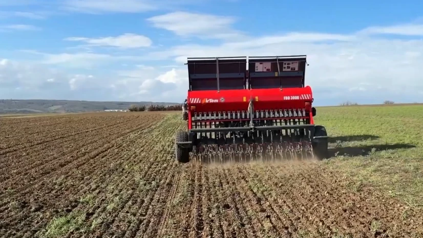 Dijital sistemle gelişimi takip edilecek nohudun deneme ekimi yapıldı