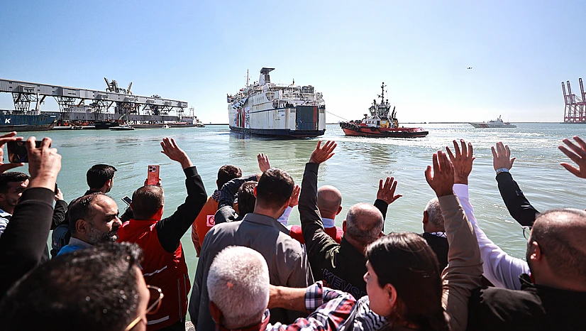 Gazze'ye umut taşıyan 17. İyilik Gemisi yola çıktı