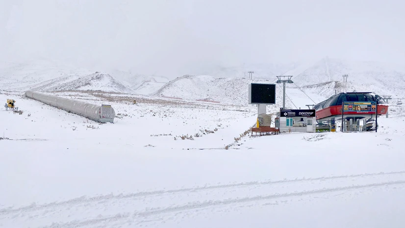 İç Anadolu'nun en yüksek dağı beyaza büründü