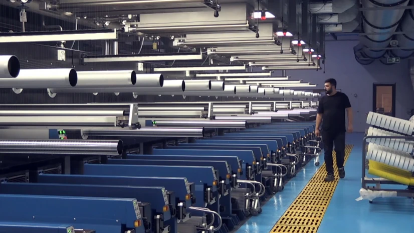 İlk fazı tamamlanan tesiste yıllık 7 bin ton likra üretiliyor