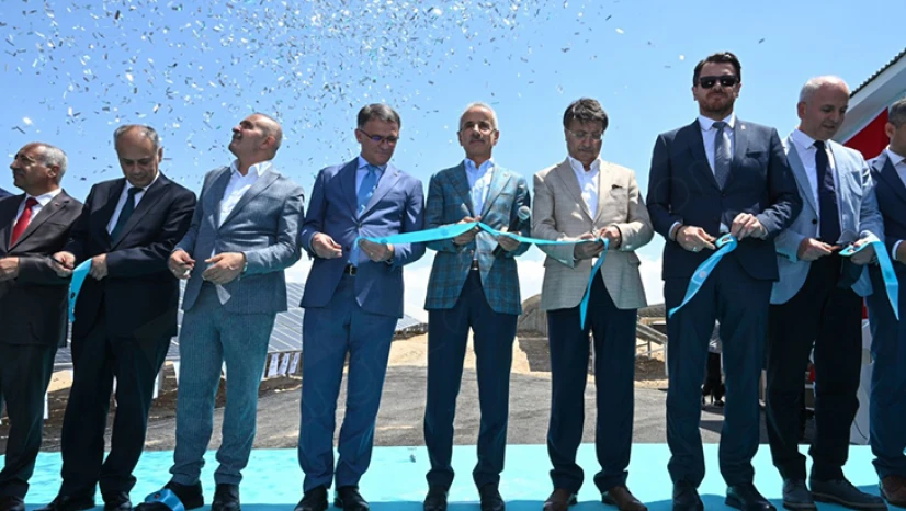 İlk güneş enerji santrali hizmete açıldı