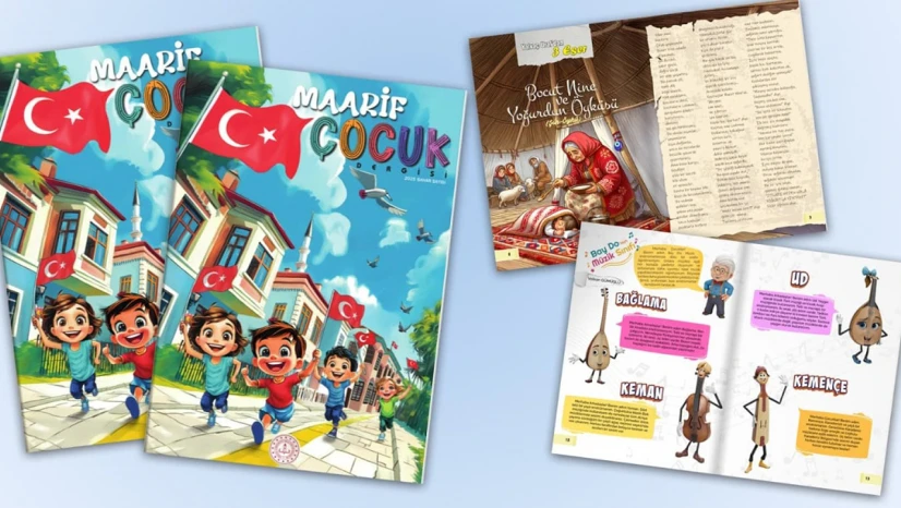 MEB'den çocuklara özel yeni dergi Maarif Çocuk yayında