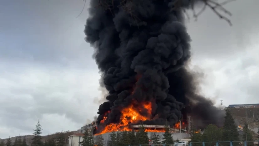 OSB'de bir fabrikada yangın