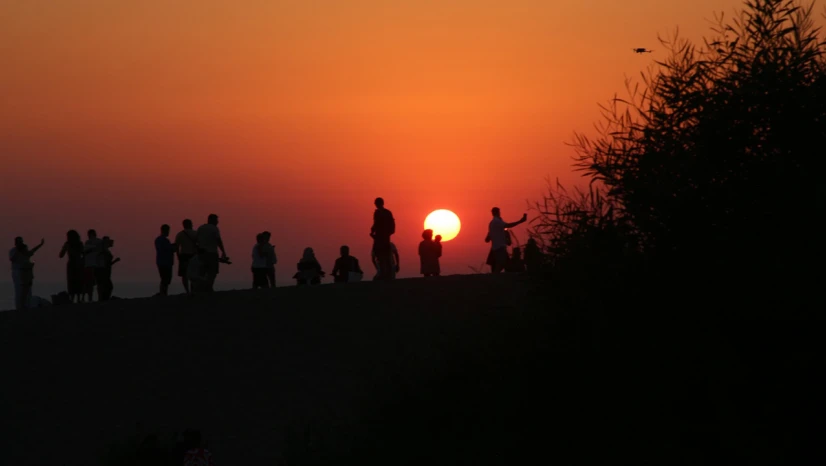 Patara kum tepelerinde ziyaretçi yoğunluğu yaşanıyor