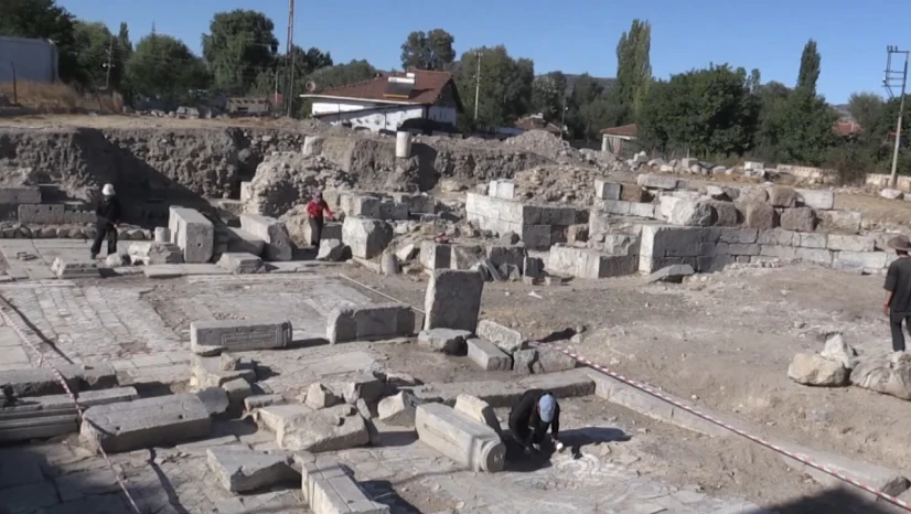 Sebastapolis Antik Kenti'nde üç yazıt bulundu