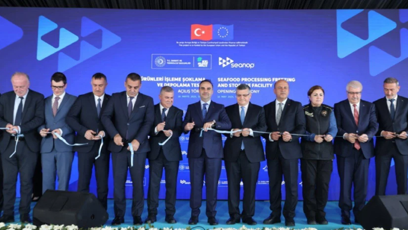 Su ürünleri işleme, şoklama ve depolama tesisi açıldı