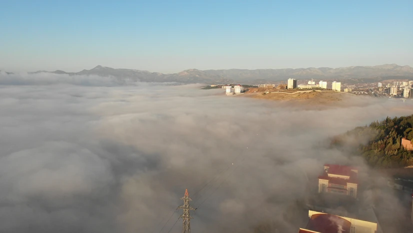 Trafikte dikkat zamanı, Kahramanmaraş'ta yoğun sis