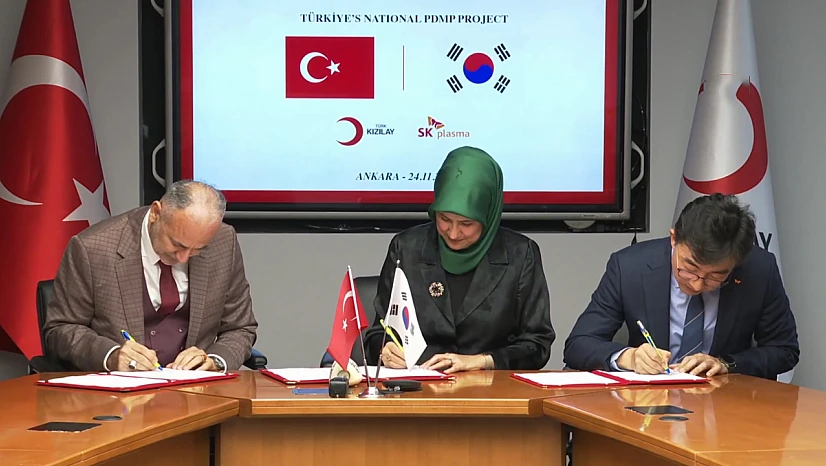Türk Kızılay ile Güney Koreli şirket, arasında anlaşma