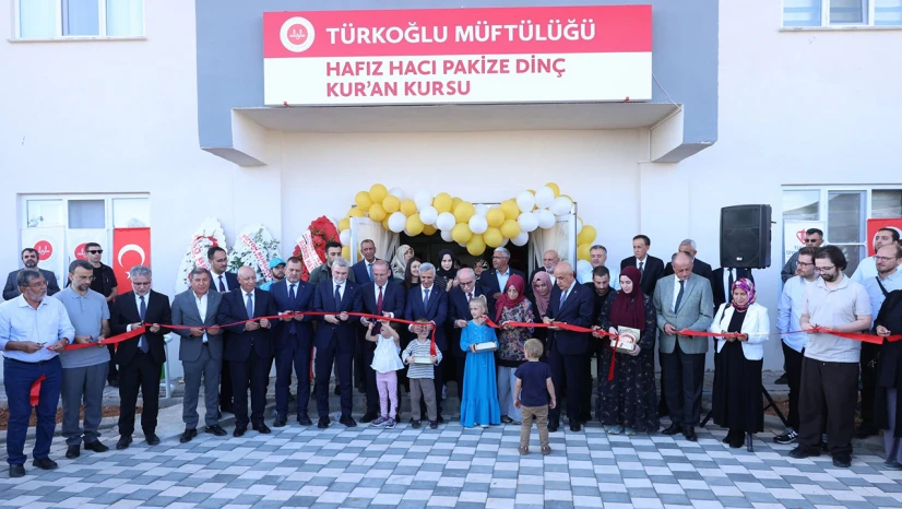 Türkoğlu'nda Yatılı Hafızlık Kız Kur'an Kursu açıldı