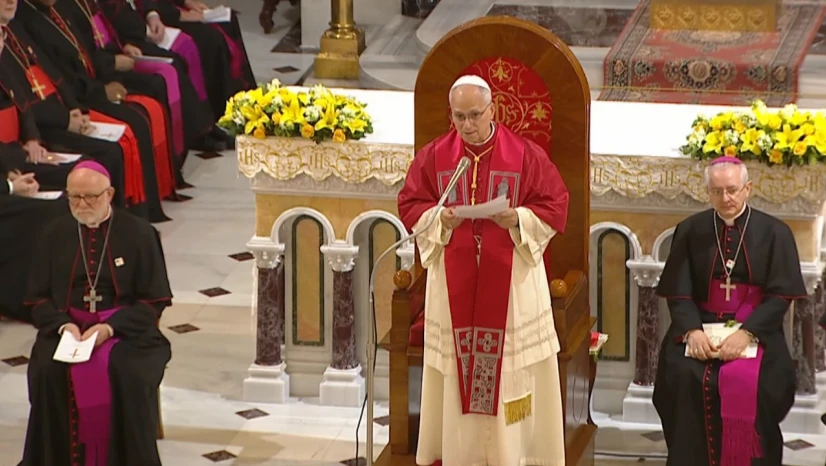 Vatikan Devlet Başkanı Papa 14. Leo, Kutsal Ruh Katedrali'nde