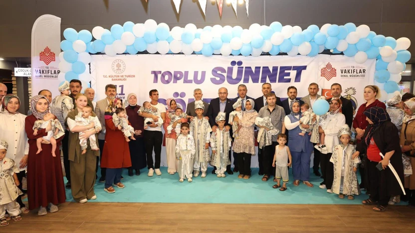 25 çocuk için Kahramanmaraş'ta toplu sünnet şöleni düzenlendi