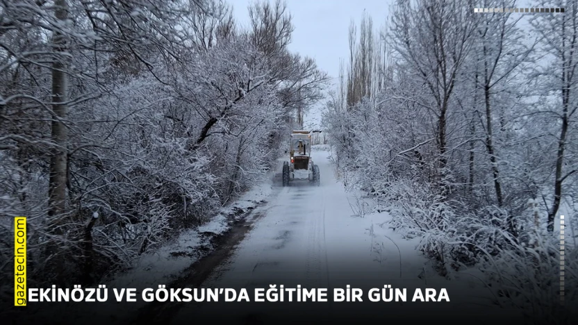 Ekinözü ve Göksun ilçelerinde eğitime bir gün ara