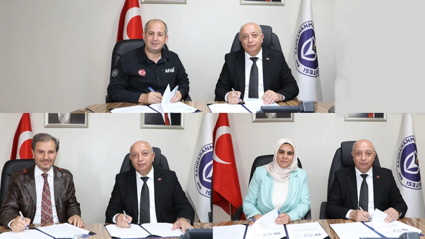Kahramanmaraş İstiklal Üniversitesi'nden eğitim ve afet bilincine yönelik üçlü iş birliği atağı