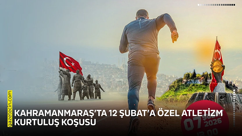 Kahramanmaraş'ta 12 Şubat'a özel atletizm kurtuluş koşusu