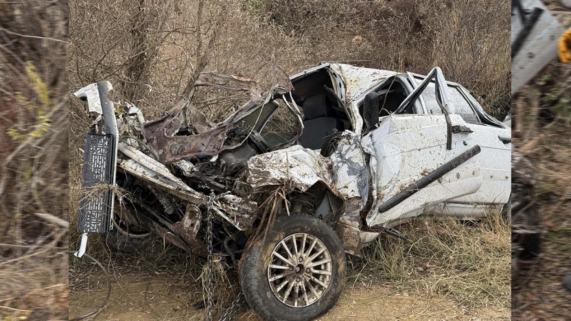 Kahramanmaraş'ta feci kaza! Otomobil köprüden düştü