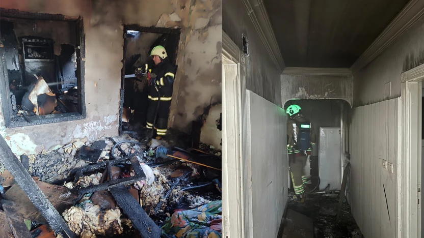 Kahramanmaraş'ta iki mahallede ev yangını