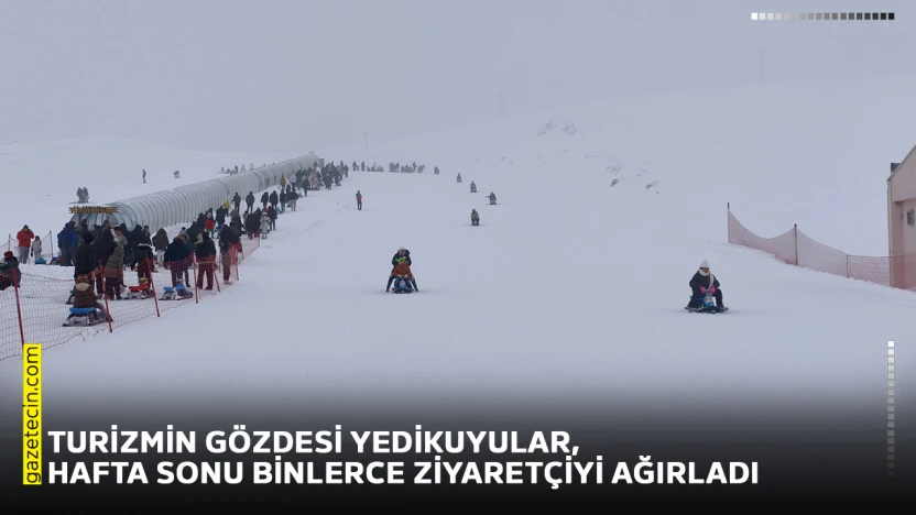 Turizmin gözdesi Yedikuyular, hafta sonu binlerce ziyaretçiyi ağırladı