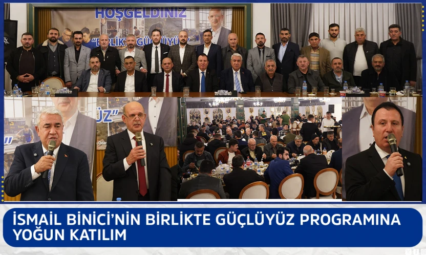 İsmail Binici'nin Birlikte Güçlüyüz programına yoğun katılım