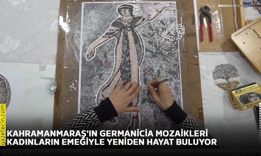 Kahramanmaraş'ın Germanicia mozaikleri kadınların emeğiyle yeniden hayat buluyor