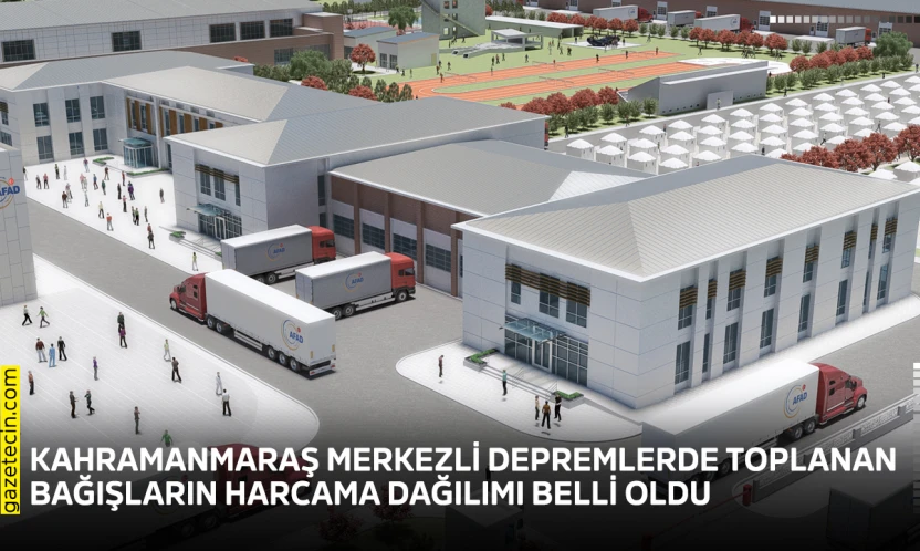 Kahramanmaraş merkezli depremlerde toplanan bağışların harcama dağılımı belli oldu
