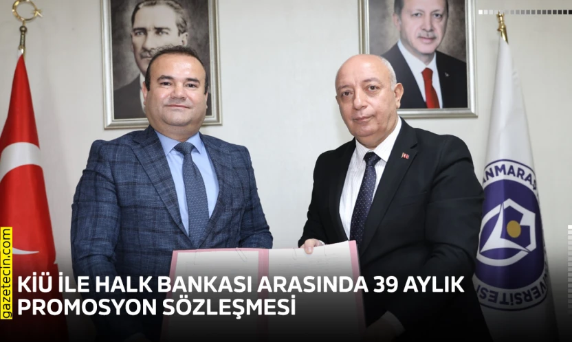 KİÜ ile Halk Bankası arasında 39 aylık promosyon sözleşmesi