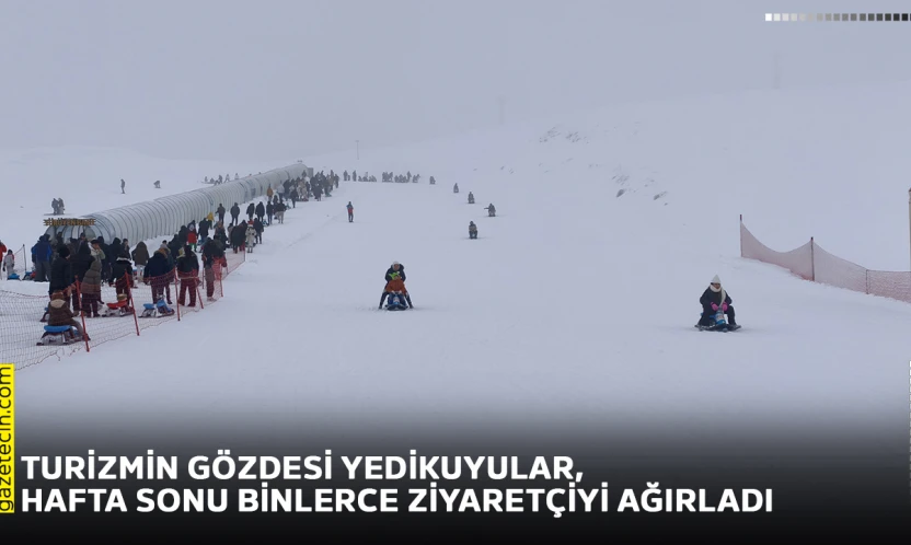 Turizmin gözdesi Yedikuyular, hafta sonu binlerce ziyaretçiyi ağırladı